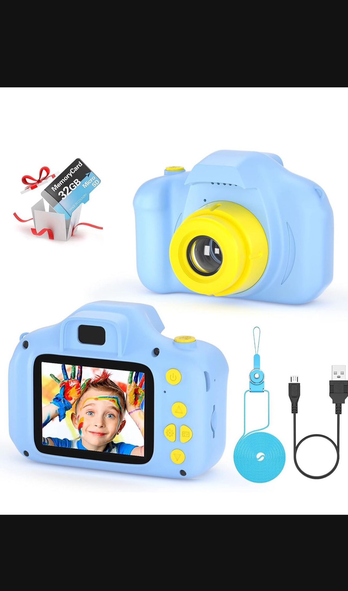 Kids Toys for 3-10 Year Old Boys Girls, Kids Camera 1080P 2inch HD Children Digital Cameras for Girls Best Birthday Toys,Toddler Camera Gift for 3-9 Y