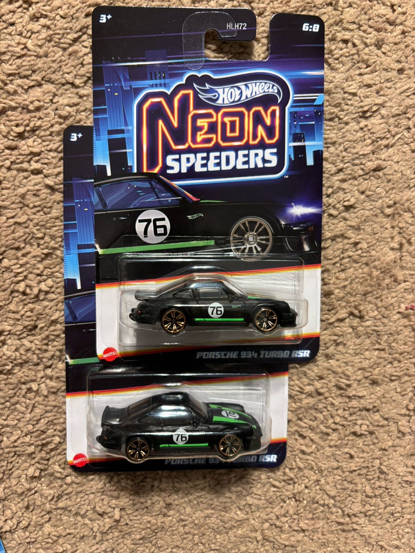 Hot Wheels Neon Speeders PORSCHE 934 TURBO RSR 2025 Mix 2 #6