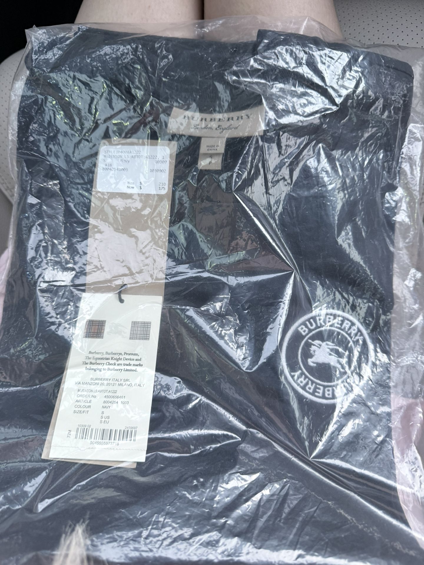 Brand New Burberry Jenson T Shirt Size: S