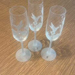 Full lead crystal Champagne Flutes