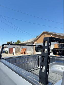 Universal truck bed rack