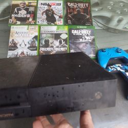 Xbox One Console And 2 Controllers Plus 6 Games
