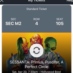 Tickets Primus, Perfect Circle, Sesanta Show 