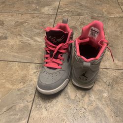 Nike Air Jordan Flight Wolf Grey/ Hyper Pink