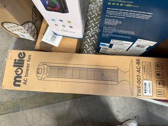Mollie TWF-007-AC-BK AC Tower Fan – New in Box