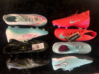 Nike & Adidas Soccer Cleats Bundle – 4 Pairs Size 10