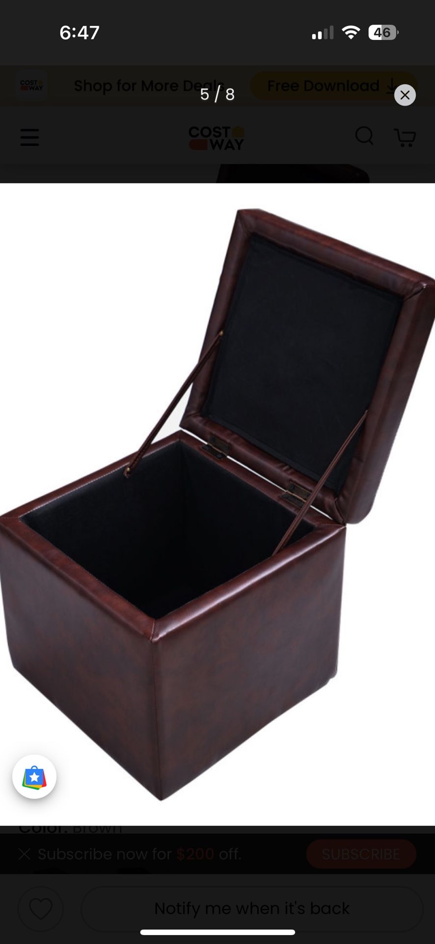 Multipurpose Ottoman