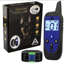 AZARI Training Collar 4 Large medium Small Dogs with Remote 3 Mode Bark Shock Vibration Beep