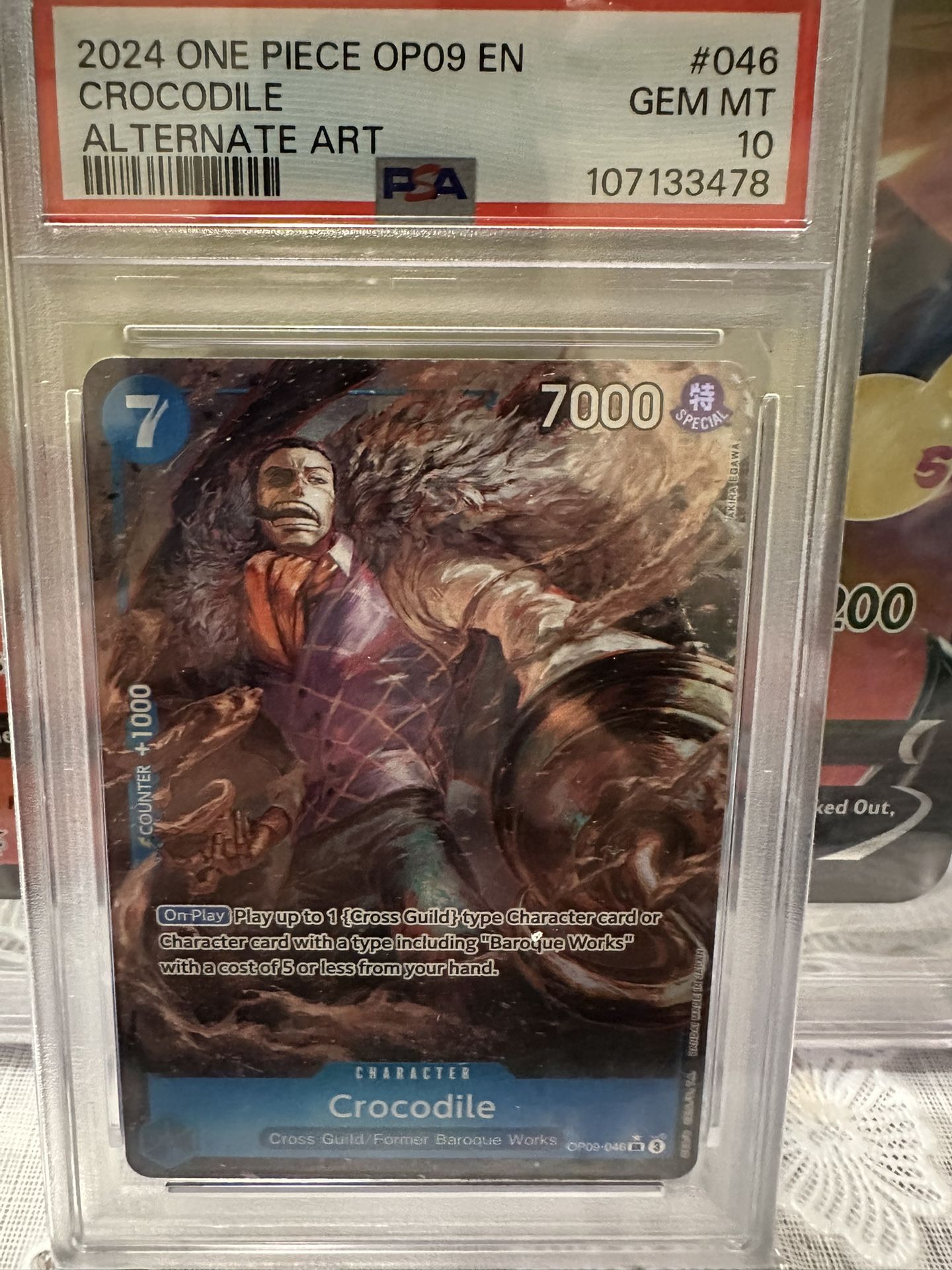 One Piece Crocodile Psa 10