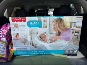 Fisher price comfy cloud calming vibrations tub