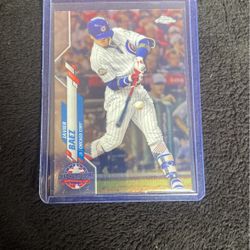 2020 Topps Chrome Javier Baez