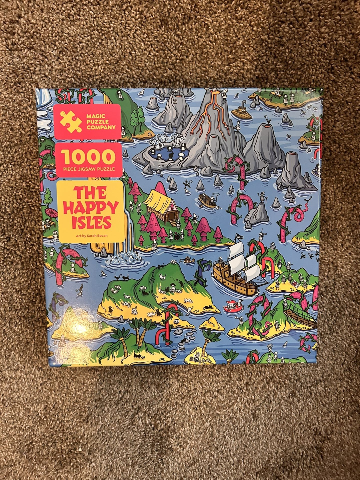 Magic Puzzle Company - The Happy Isles - 1000 Piece Puzzle