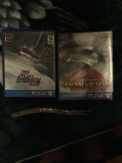 2 ps4 games and bracelets