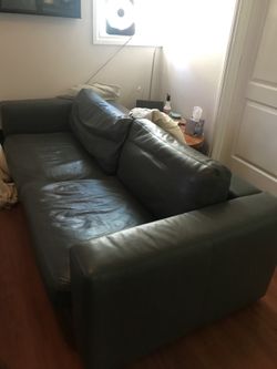 Design Within Reach Reid 86 leather sofa for Sale in Burbank CA