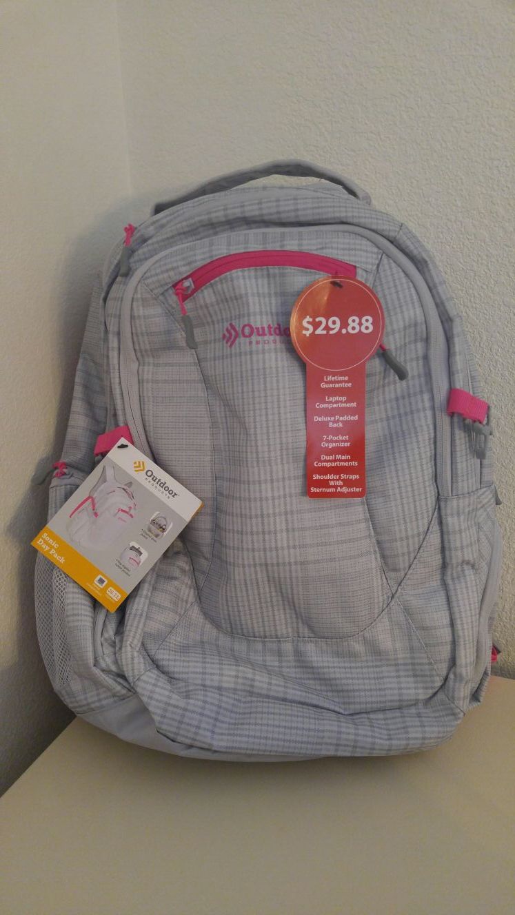New Outdoor Backpack- holds laptop