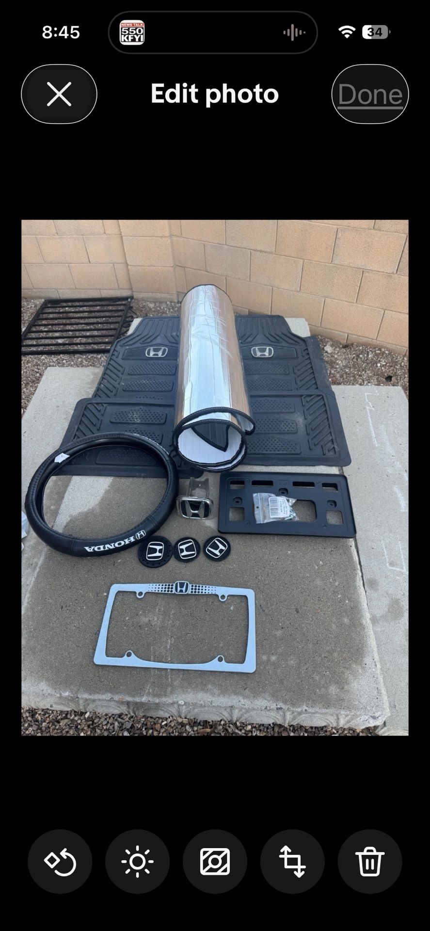 Honda Mixed Lot Of Accessories - Ridgeline - 2025