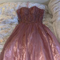 Satin Pink Dress 