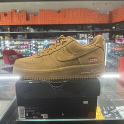 Nike Air Force Low SP Supreme Wheat (Size 9)