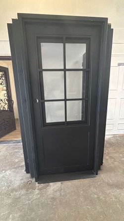 Iron door
