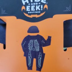 Toddler Costume Glow In Ten Dark Pijama Size (3)T