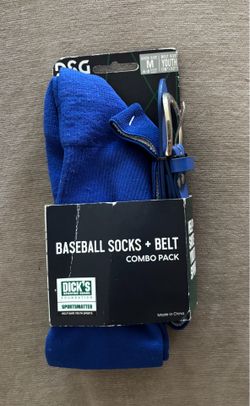 Baseball Socks and Belt Combo Pack Youth Medium
