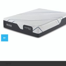 California King I Comfort Serta Cool Control Bed W/ Frame