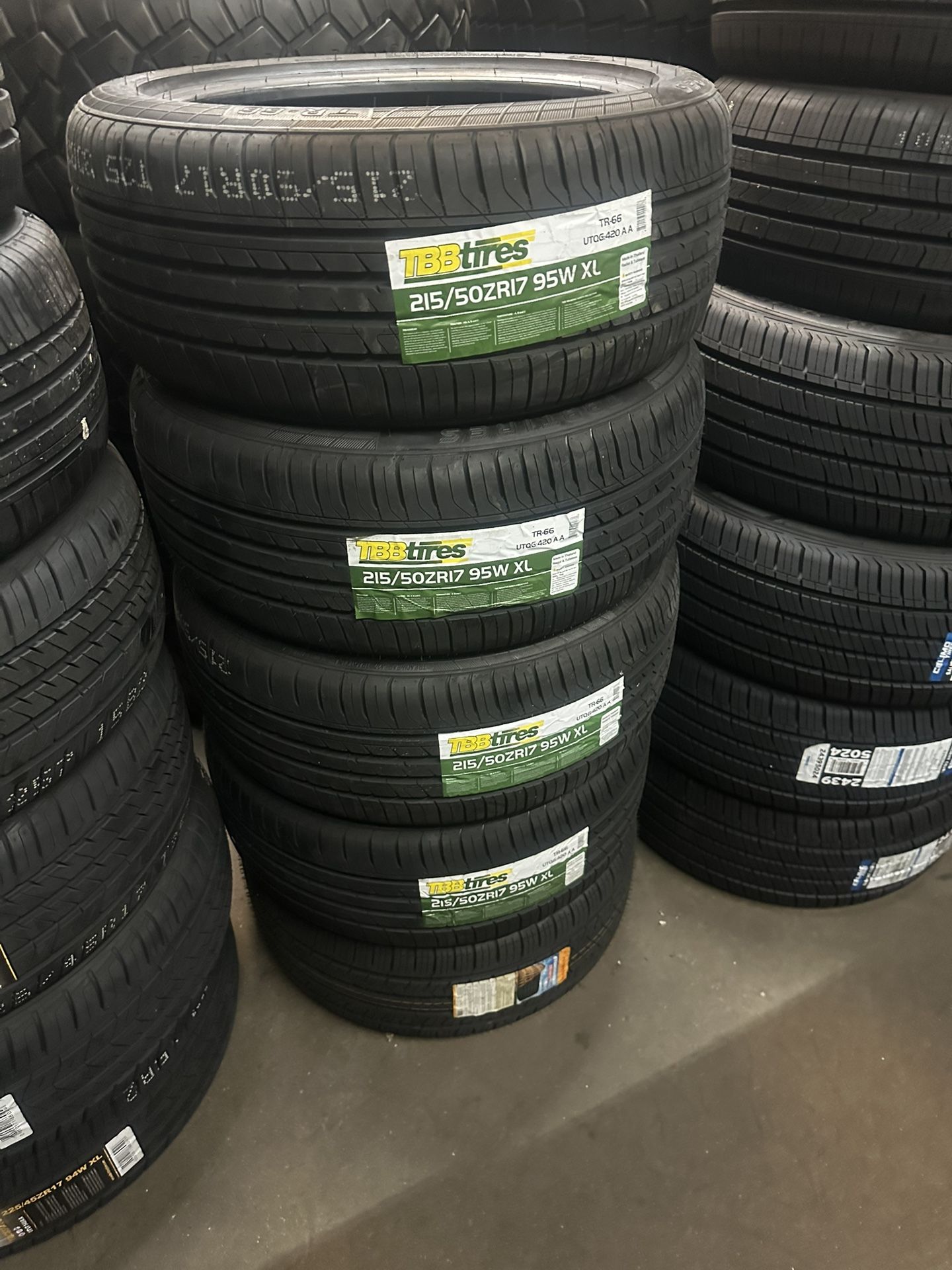 215/50ZR17 BRAND NEW TIRES-SPECIAL SUMMER SALE PRICE WITH MOUNTING & BALANCING
