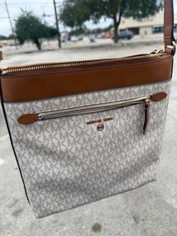 Michael Kors signature-logo double-zip crossbody
