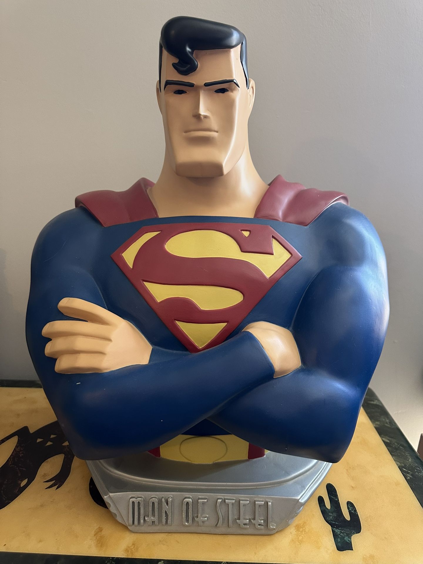 1997 Warner Bros. Studio Store exclusive Superman bust