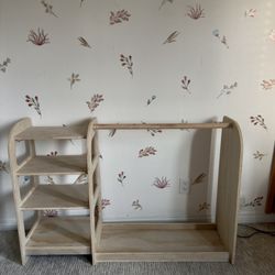 Montessori Closet/ dress Up Rack 