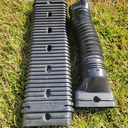 StealthFlow Downspout Extension & Drainage Cover – Black Outdoor Drain System