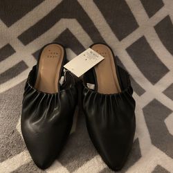 a new day black mules sz 6 new with tags