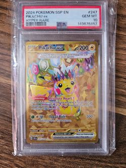 Pokemon  Pikachu Ex surging sparks #247