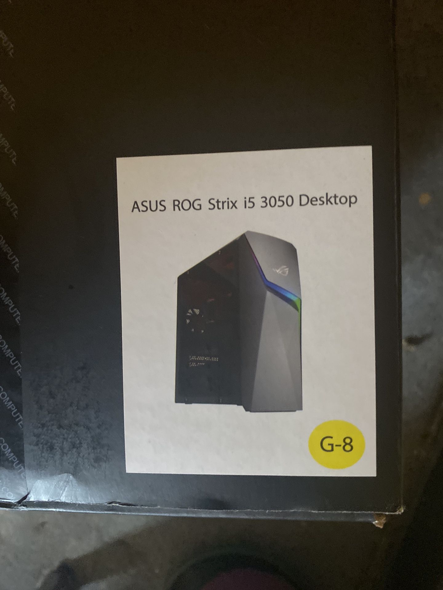 ASUS ROG Strix i5 3050 Desktop