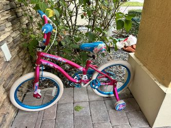Beach Cruiser And Child Bike