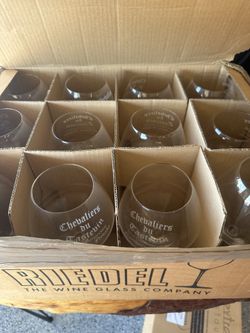 12 Riedel wine glasses