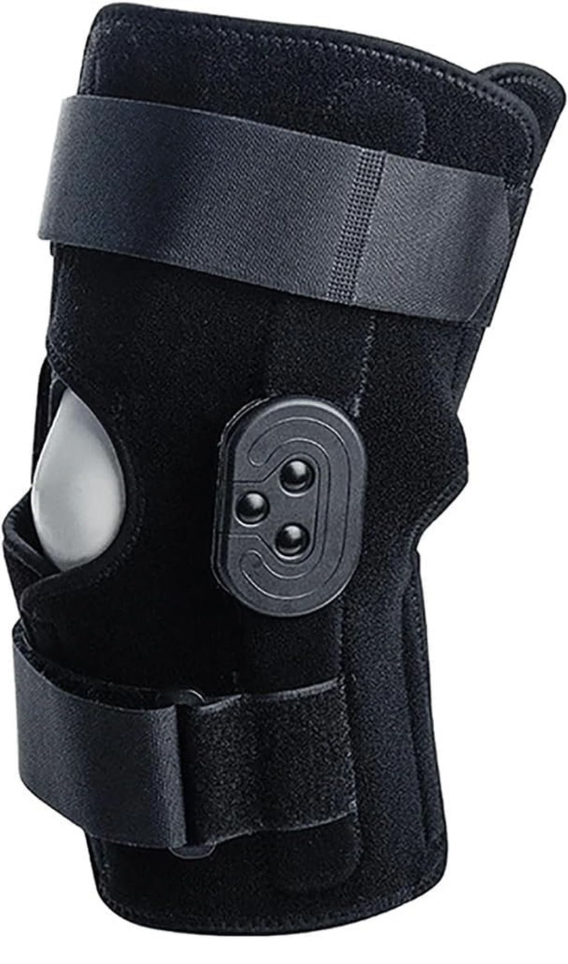 Short Hinged Knee Pads, Knee Joint Fixed 360° Protection Support Brace, 0-90° Adjustable Knee Pads for Hyperextension and Locking Treatment, Osteoarth