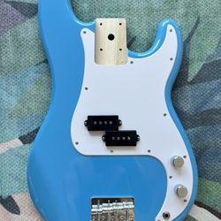 2025 Squier Precision bass California Blue Loaded  Bass Body