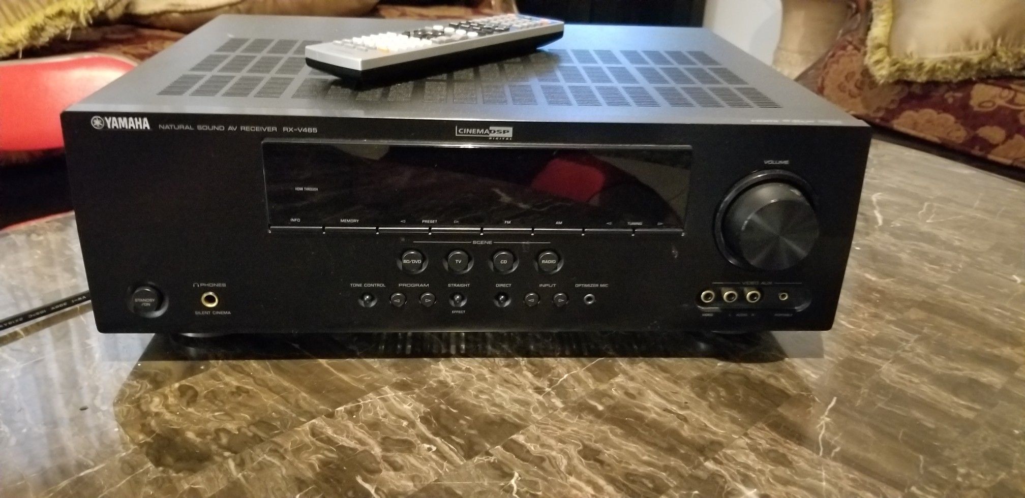 Yamaha Receiver RX V465 5X125W for Sale in Visalia, CA OfferUp