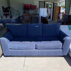 Blue sofa