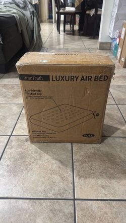 InnoTruth Air Mattress Full with Built in Pump, Inflatable Blow up Mattress, 13" Raised - Full