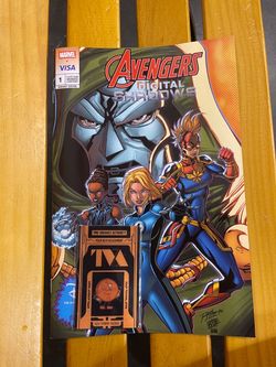 D23 2026 Marvel Avengers Digital Shadows Comic Book Promo W/ Special TVA Card
