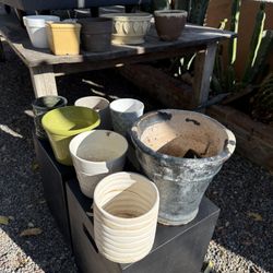 Ceramic Plant Pots – 13  Total
