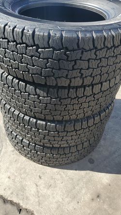 Four very strong Cooper tires for sale. LT 225/75/16