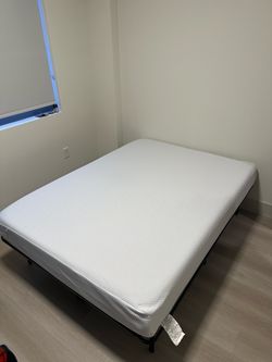 FULL Zinus 14” Bed Frame + 8” Mattress (Cooling memory foam)