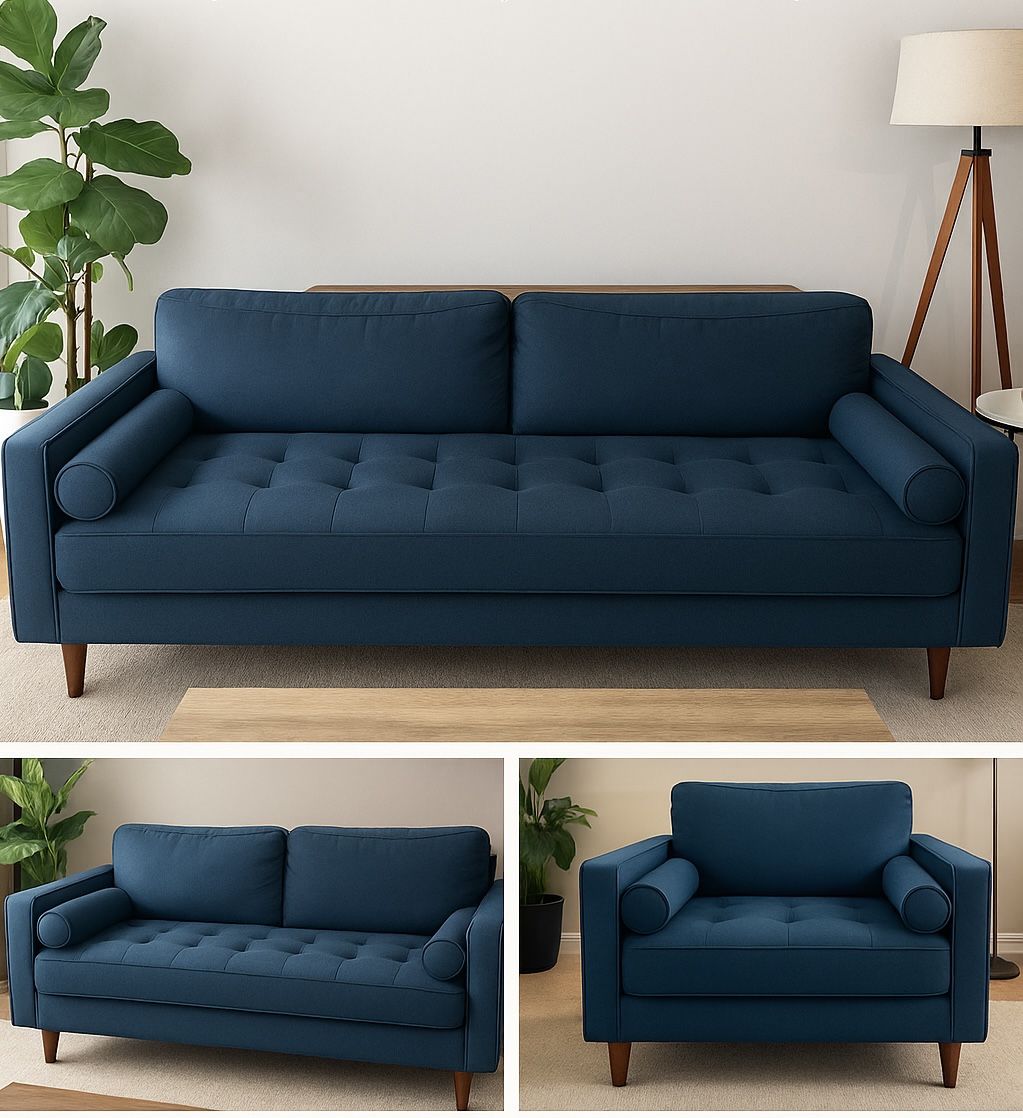 Mid century Sofa- set of 3 (75.6”, 52.4”, 39.8”)