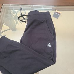Womens Reebok Black Sweat Pants