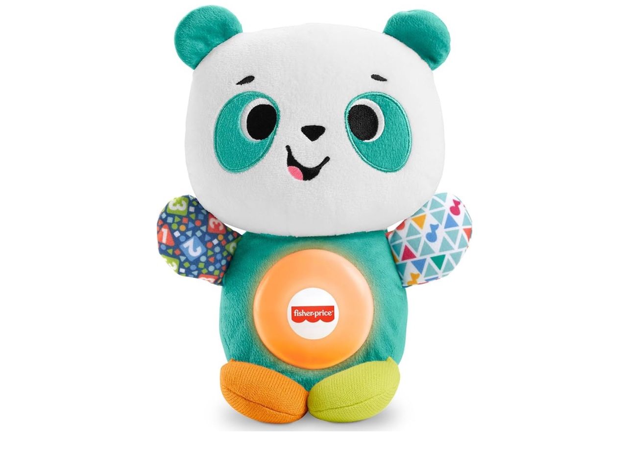 Fisher-Price Baby Learning Toy Linkimals Play Together Panda Plush