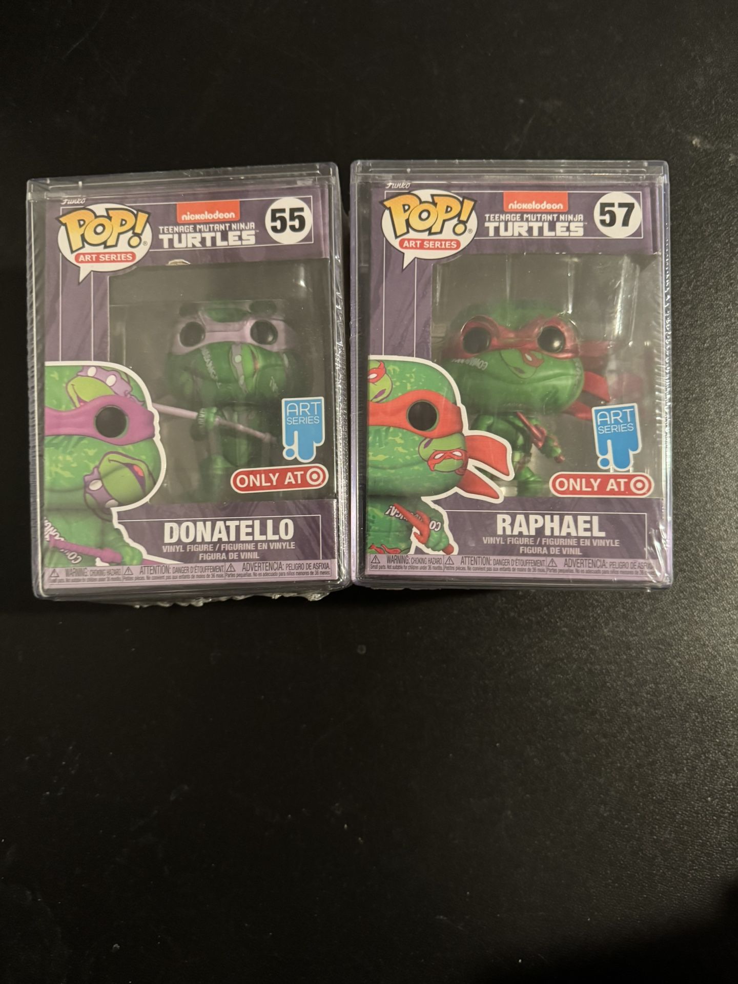 2 Ninja Turtle Art Series Funko Pops