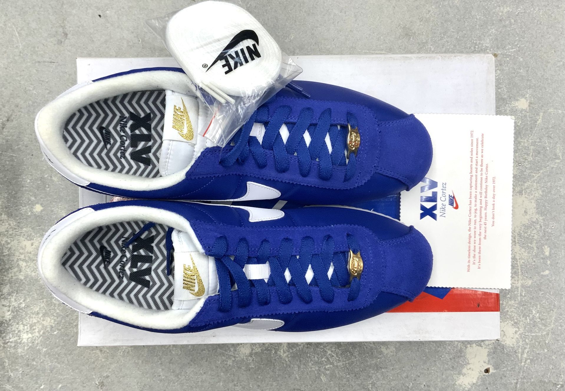 Nike Cortez Nylon Long Beach Size 10 Men Shoe Fashion Sneakers Dark Blue Limited Edition Release Style Footwear Culture Kicks Sports Joggers Gym